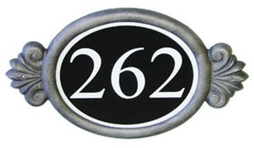 Address plaque - Regency