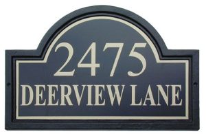 Address plaque - Archmaker