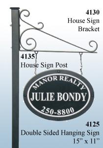 Address plaque - Double sided