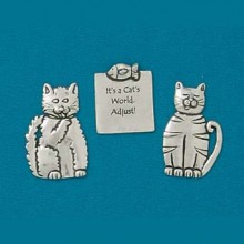 Basic Spirit - Magnet Set, Cats with quote