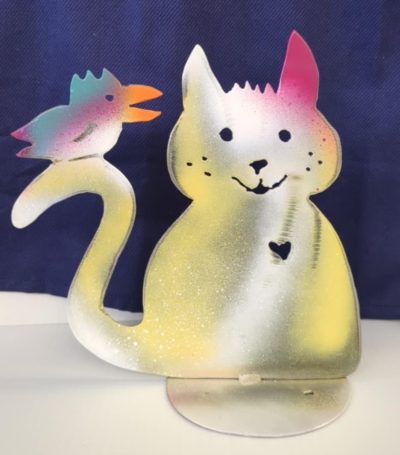 Dog Bite Steel - Cat with Bird - Image 3