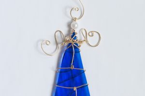 Angel-Blue Glass
