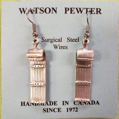 Watson Pewter - Toboggan earrings