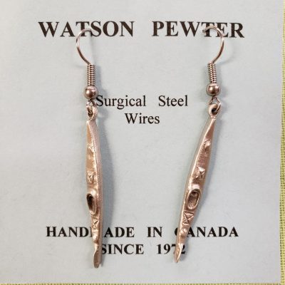 Watson Pewter - Kayak earrings
