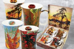 Set of 4-Tom Thompson Mugs