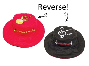 Reversible kids hat-Guitar/Treble clef