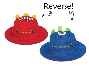 Reversible kids hat-Monster/Monster