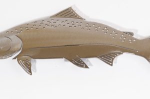 Salmon (Silver) - Wall mount 24"