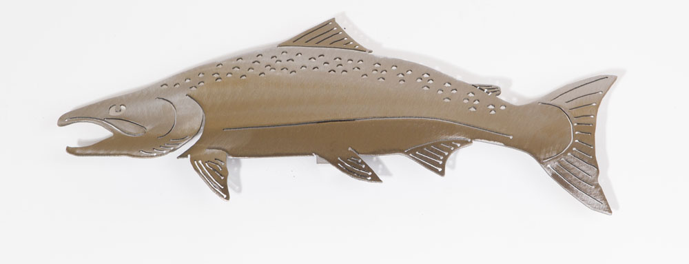 Salmon (Silver) - Wall mount 24"