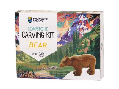Soapstone Carving Kit - Bear
