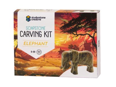 Soap stone carving kit - Elephant