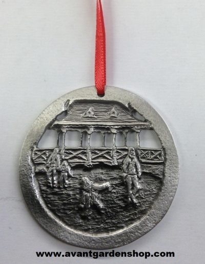 Watson Pewter - Peterborough Pagoda Bridge in Jackson Park ornament
