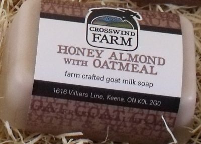 Crosswind Farm-Goat's milk soap (Honey-Oatmeal)