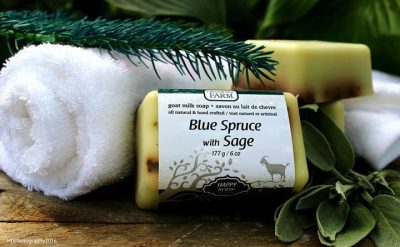 Crosswind Farm-Goat's milk soap (Blue spruce & Sage)