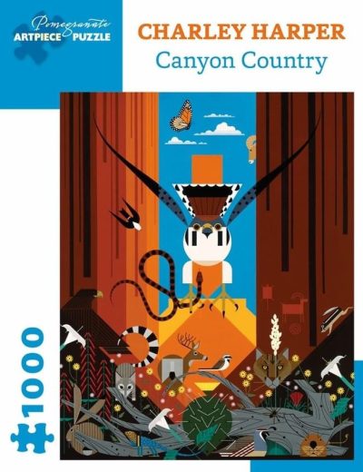 1000 pc - Charley Harper, Canyon Country