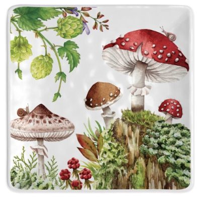 Michel Design -Moss & Oak Melamine Canapé Plate