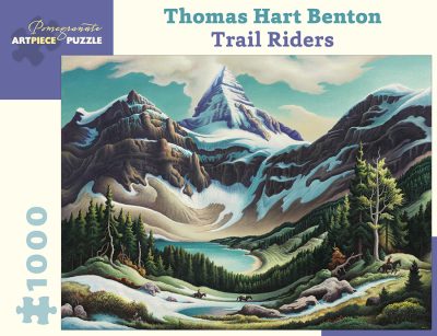 1000 pc - Thomas Hart Benton: Trail riders