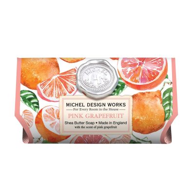Michel Design Large Soap Bar - Pink Grapefruit