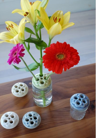 Flower Caps By Richard Mund Pottery