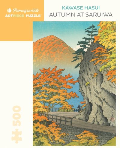 500 pc - Kawase Hasui-Autumn at Saruiwa