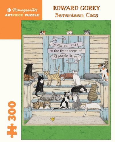 300 pc - Edward Gorey - Seventeen cats