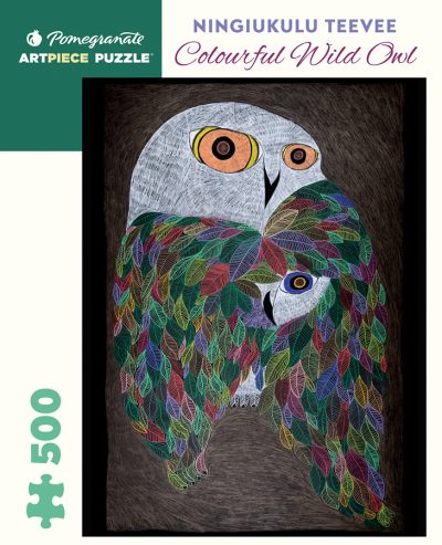 500 pc - Ning. Teevee: Colourful wild owl