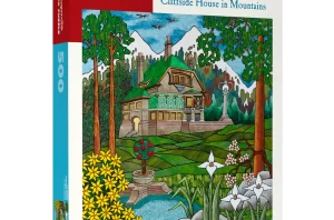 Cliffside House In Mountains