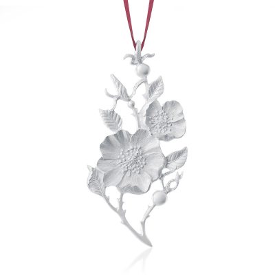 Amos Pewter Ornament - Wild Rose (2020)