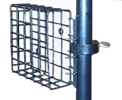 Suet cake holder - Single, pole mounted