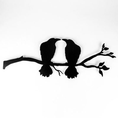 Anvil Island - Kissing ravens