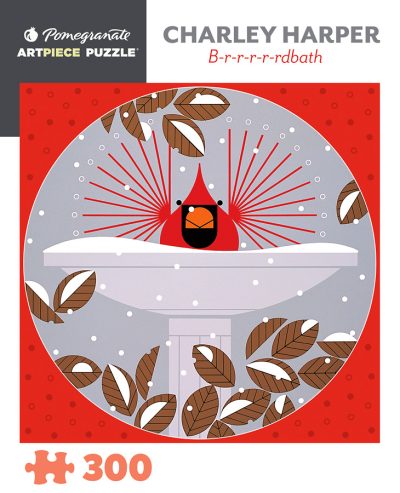 300 pc - Charley Harper Brrrrrdbath