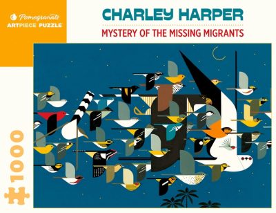 1000 pc - Charley Harper, Mystery of the Missing Migrants