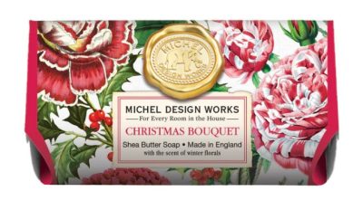 Michel Design Large Bath Soap Bar - Christmas Bouquet