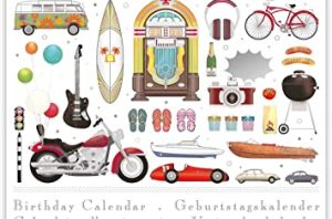 Birthday Calendar Beach