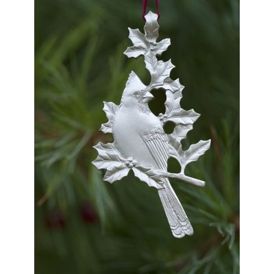 Amos Pewter Ornament - Cardinal (2016)