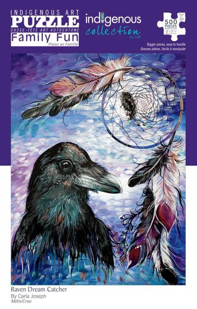 500 pc - Indigenous Collection (Raven Dream Catcher)