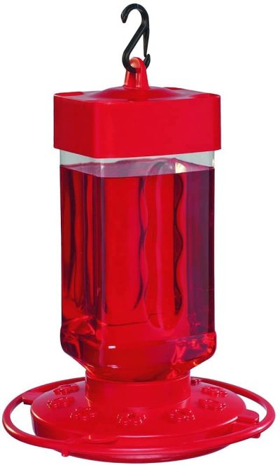 Wide mouth hummingbird feeder