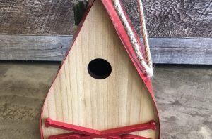 Canoe bird house (wren)