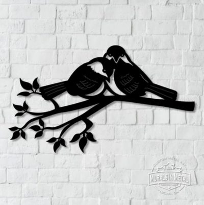 Chickadees on a Branch