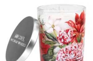 Michel Design - Christmas Bouquet Tumbler candle