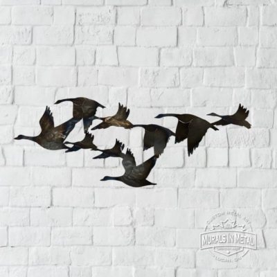 Geese Wall Sculpture 36"