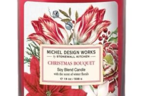 Christmas bouquet candle mdwks