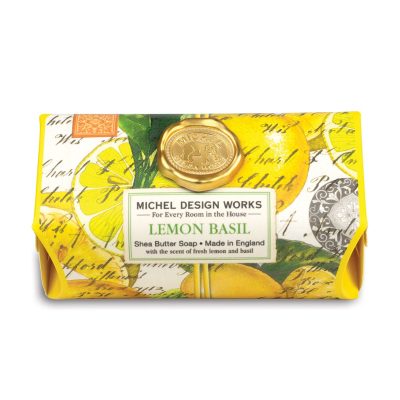 Michel Design Large Bath Soap Bar - Lemon Basil
