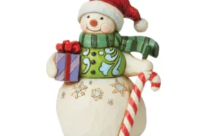 Snowman With Gift
