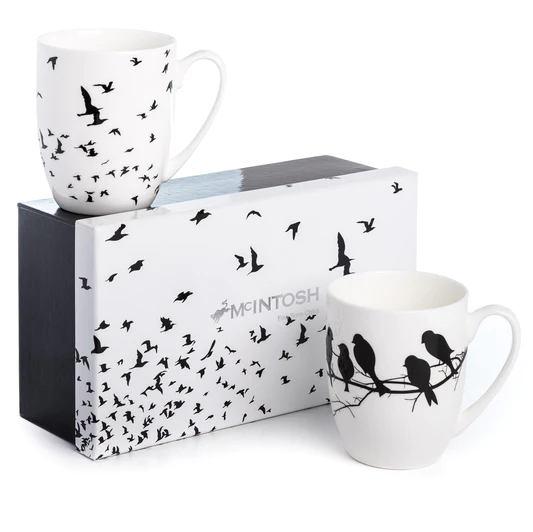 McIntosh "Bird Silhouette" (Set of 2 mugs)