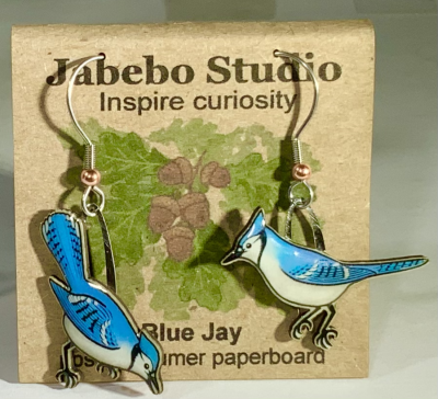Jabebo Earrings - Blue Jay