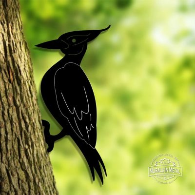 Pileated woodpecker-Side mount