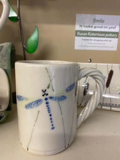Susan Robertson Pottery - Mug - Dragonfly
