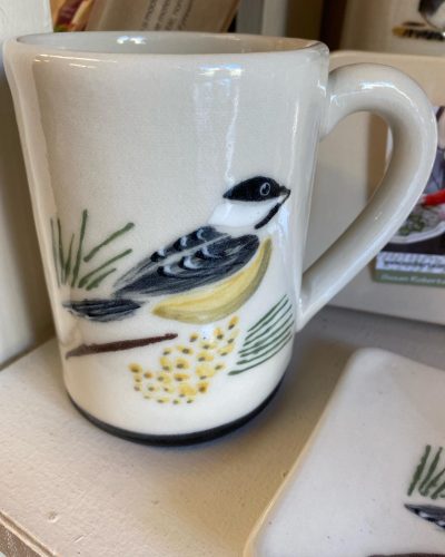 Susan Robertson Pottery -  Mug - Chickadee