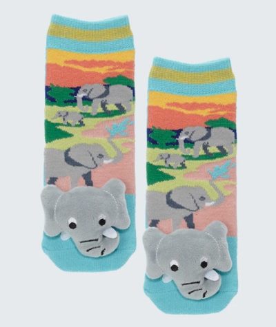 Messy Moose Kids Socks - Elephant
